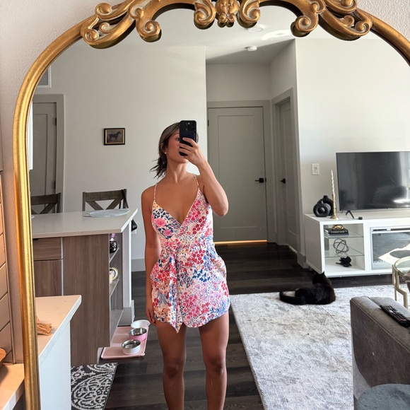 Floral Spaghetti Strap Dress - Picture 3 of 3